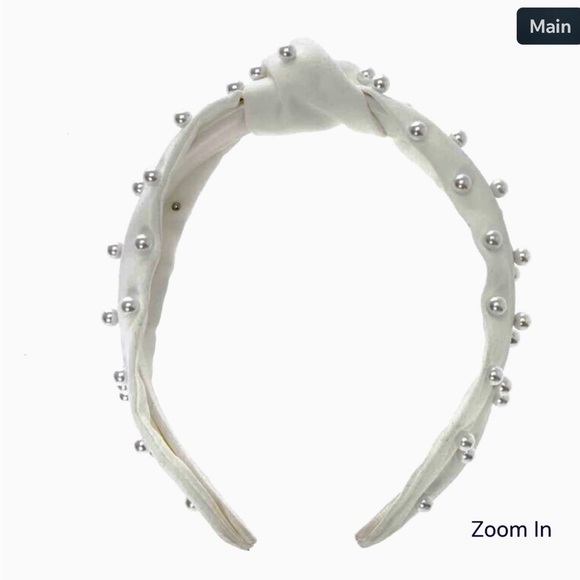 Faux Pearl Headband - Picture 2 of 2